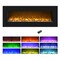 Hastings Home Electric Fireplace Wall Mounted, Color Changing LED Flame and Remote, 50 Inch, (Black) 284253LEK - alternate 1